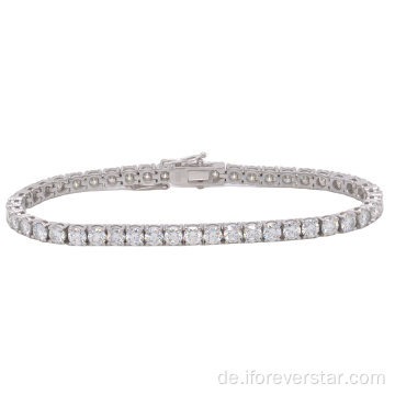 Moissanite Tennis Armband 925 Silber